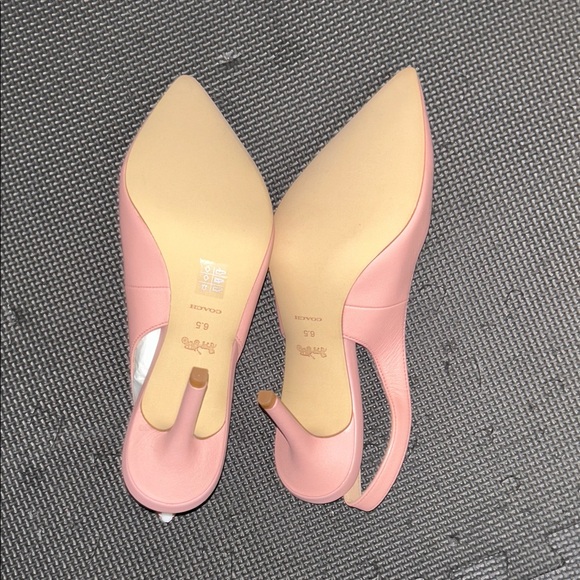 Coach Pink Slingback Women's Shoes - Picture 3 of 4